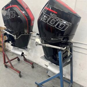 Twin Mercury Racing 300R 20" Sportmaster Lower units 130 hours